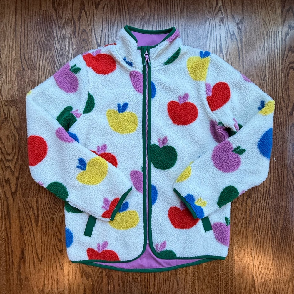 NEW Mini Boden Eden Apple Borg Fleece Jacket 13-14 Years